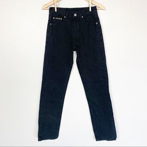 VINTAGE CALVIN KLEIN 100% Cotton Black Denim Jeans